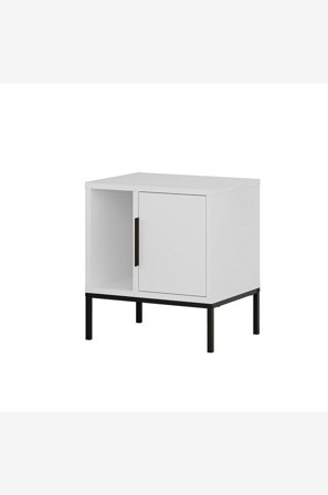 Homitis - Yöpöytä Glynn - Valkoinen - Yöpöydät - - Homeroom