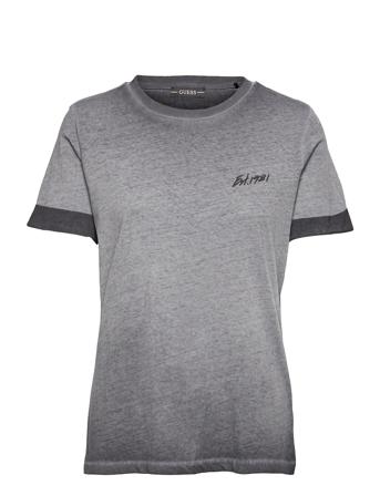 Ss Cn Ginette Tee Grey GUESS Jeans
