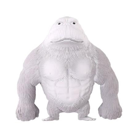 Gorillaer Stretchy Spongy Squishy Monkey Gorilla Stress Relief Toy Vent Doll Ny Grey 12*12