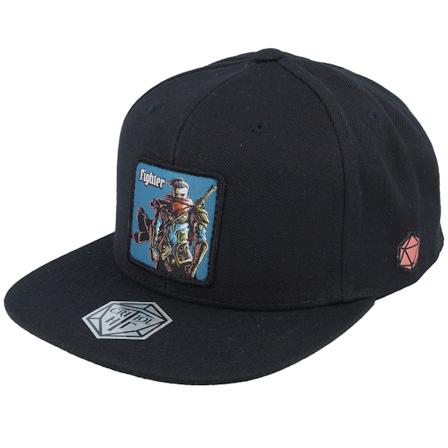 Critiql Hit - Svart snapback Caps - Fighter Box Patch Black Snapback @ Hatstore