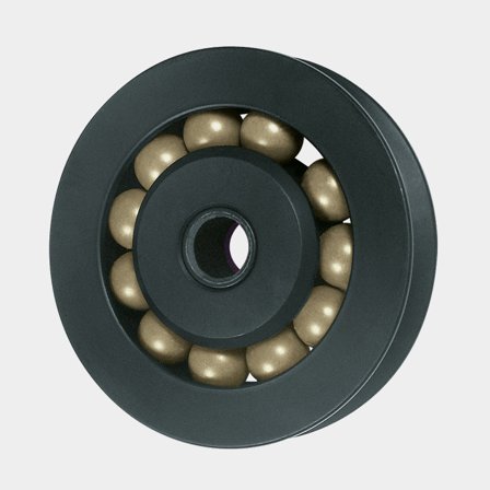 Ronstan Skiva legering Ø40x10 mm hål Ø6,2