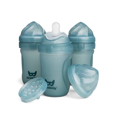 Herobility Nappflaskor Blå 220 ml 3 pack