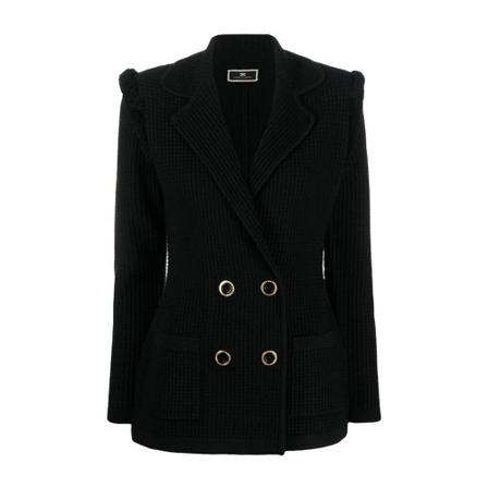 Elisabetta Franchi Blazers , Zwart , Dames , Maat: XS