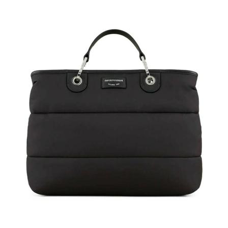 Emporio Armani Tote Bags Sort, Dame Indkøbstasker, Størrelse: ONE Size