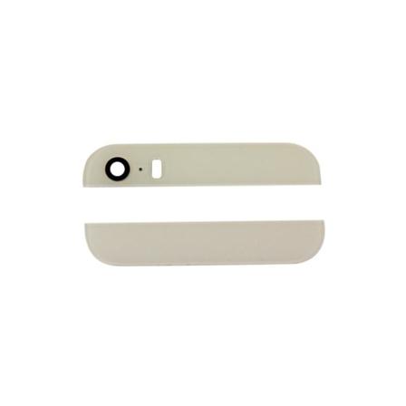 iPhone 5/5S Nedre och Övre Ramglas - Vit White