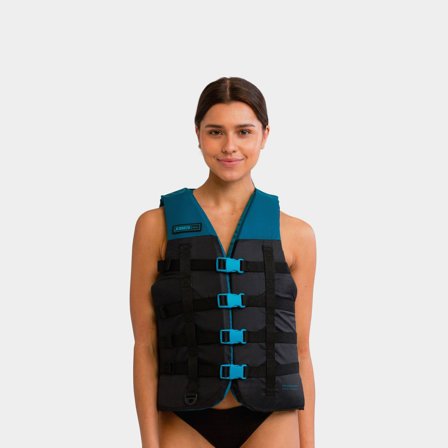 Vesta na vodní sporty JOBE Dual Vest 50N Teal, Small/Medium (55 - 65 kg)