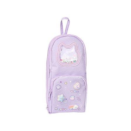 Sødt penalhus, smukt penalhus, stor kapacitet, multifunktionel opbevaringstaske til papirvarer, egnet til skolekontoret