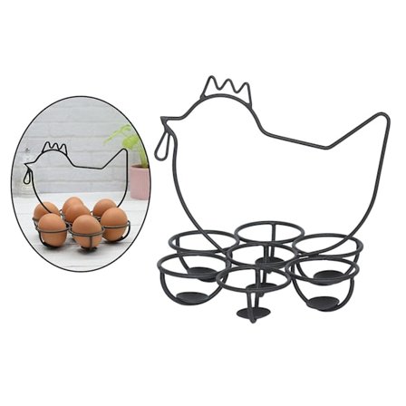Jern Kjøkken Oppbevaringskurv Praktiske Egg Eggkurv Ornamenter Dekorasjon Kjøkken Oppbevaring Jern Eggholder metalldekorasjon påske Dekor Hjem 