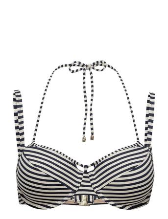 Md Holi Vintage Padd.balc. Bikini Top Swimwear Bikinis Bikini Tops Wired Bikinitops Blå Marlies Dekkers