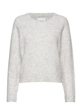 Nor O-N Short 7355 Pullover Grå Samsøe Samsøe*Betinget Tilbud