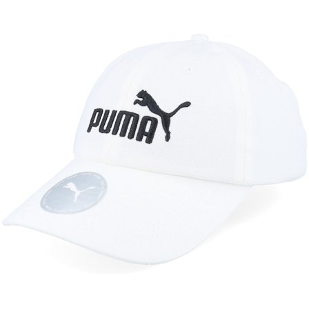 Puma - Blanc unconstructed Casquette - Kids Essential Cap Jr White Dad Cap @ Hatstore