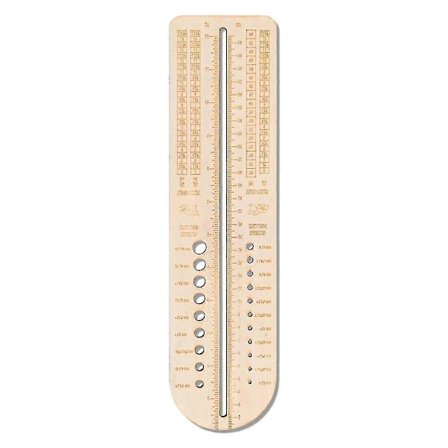 Sokke-blokkere i træ til strikning, strikkemåler, hæklefasthedsmåler, væveværktøj, strik M