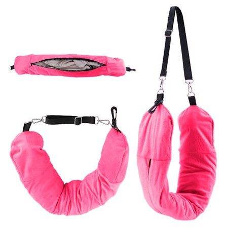 Fyllbar rese kudde förvaringsväska stoppbar nackkuddeöverdrag med kläder