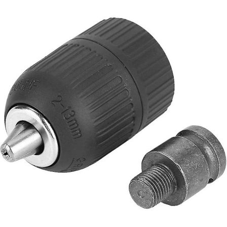 Borchuck - 2-13mm Nøkkeløs Borchuck 1/2 tommer-20unf Med 1/2 tommer Chuck Adapter For Slaghammer