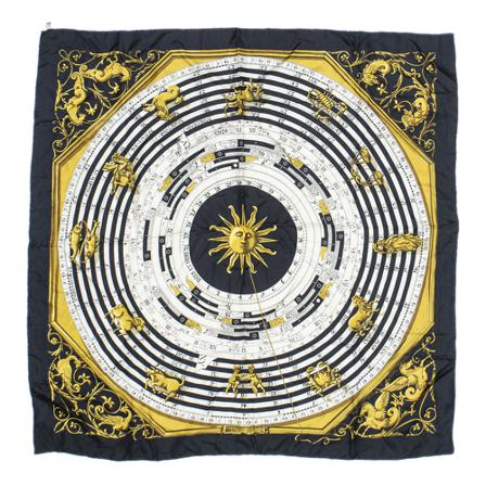 Hermès Vintage, Pre-owned Scarf Zwart, Dames, Maat:ONE Size