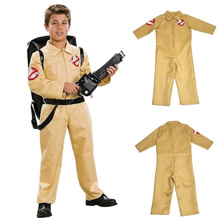 5-11 År Barn Gutter Jenter Ghostbusters Body Fancy Dress Kostymer Fest Bursdag Halloween Cosplay Jumpsuits Gaver
