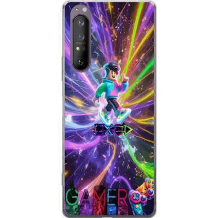 Kompatibelt Mobilskal till Sony Xperia 1 II Futuristic Gamer