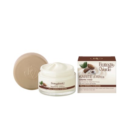 BOTTEGA VERDE Karitè Crema Viso 50ml - Crema viso giorno nutriente