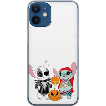 Apple iPhone 12 mini Genomskinligt Skal Stitch familjen addams