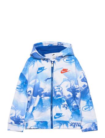 B Nsw Daze Ft Fz Hoodie Hoodie Trøje Multi/mønstret Nike