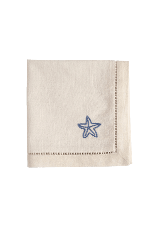 Pick A Poppy Starfish Servett - 45x45 Cm Bordstextil