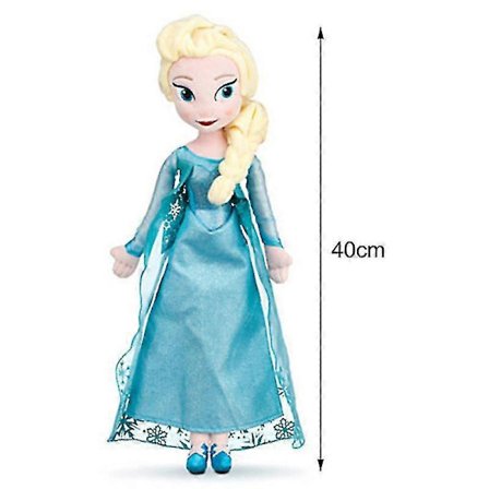 40/50cm Frossen Kosedukke Prinsesse Anna Elsa Dukker Plysjleketøy For Barn Bursdagsgave-e PHE124