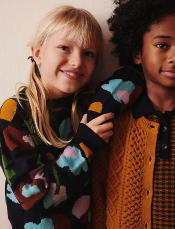 FUB Baby Jaquard Sweater - Multi/patterned - 86