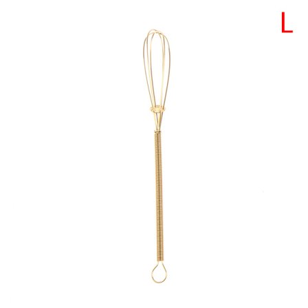 MINI Rustfrit stål Piskeris Æggepisk Pisk Manuel Ballon Wire