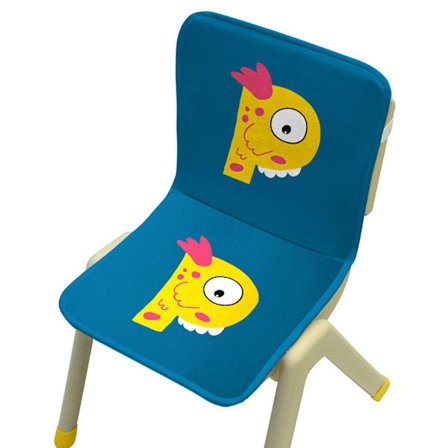 Mr. Bao, monsterbokstavssvamp, stolsdyna i ett stycke, förskolestolskudde, studentstolskudde, ryggstöd