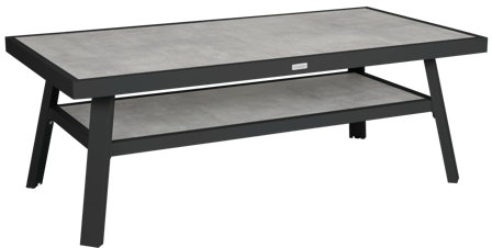 Brafab Samvaro Low Soffbord Antracit/Grå, Utemöbler