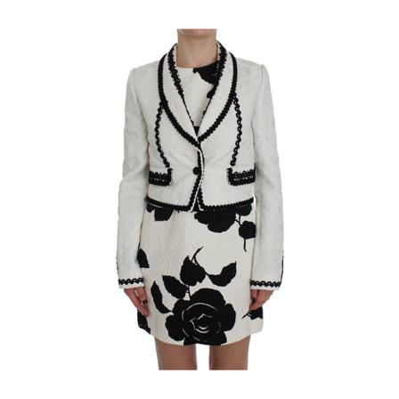 Dolce & Gabbana - Blazer - Vit - Dam - Storlek: S, Dam, Storlek: S