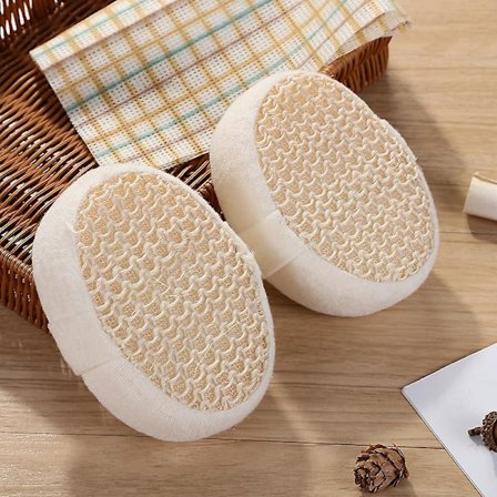 Sisal-hamppukylpypyyhkeet kuorivat puhdistavat