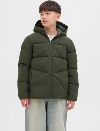 Jack & Jones Jjglobal Puffer Jacket Jnr - Green - 152