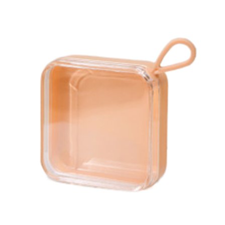 Makeup Sponge Puff Tom Hållare Kosmetisk Box Reseskydd Ca