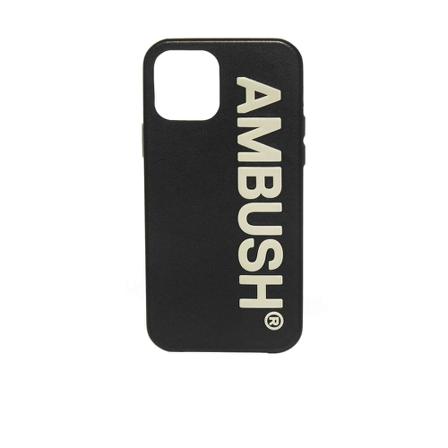 Ambush, Iphone 12 PRO Case Maxi Logo Czarny, unisex, Rozmiar: ONE Size
