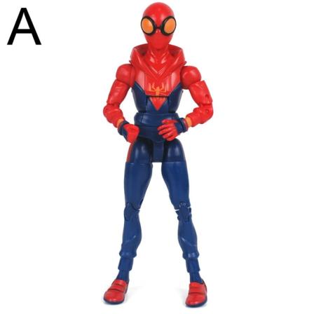 Marvel Avengers -toimintahahmot Spiderman Hämähäkkinainen Gwen Stacy Venom Musta Hämähäkkimies Miles Morales Mallilelut lapsille A