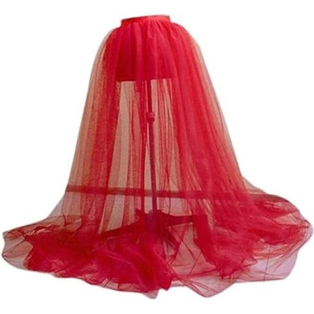Kvinders Tulle Tutu Lange Skørter Bryllup Maxi Kjole