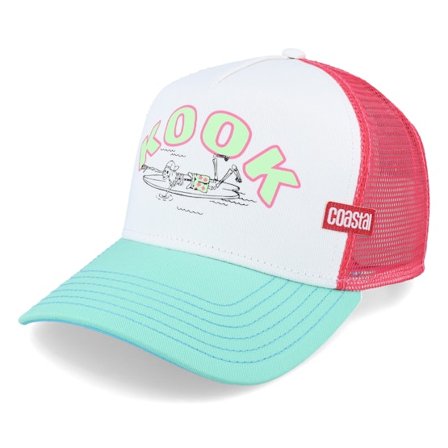 Coastal - White trucker Caps - Kook Light White/Mint/Pink Coastal Trucker @ Hatstore