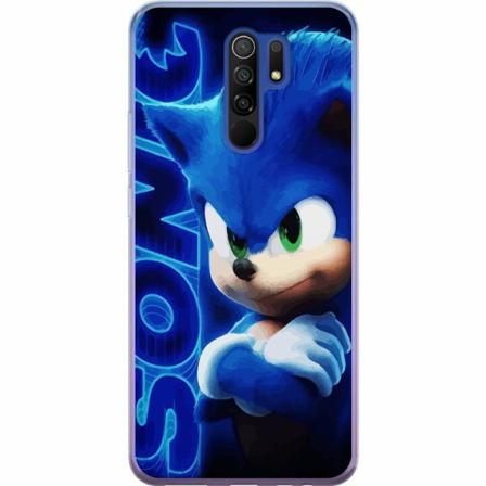 Xiaomi Redmi 9 Genomskinligt Skal Sonic The Hedgehog