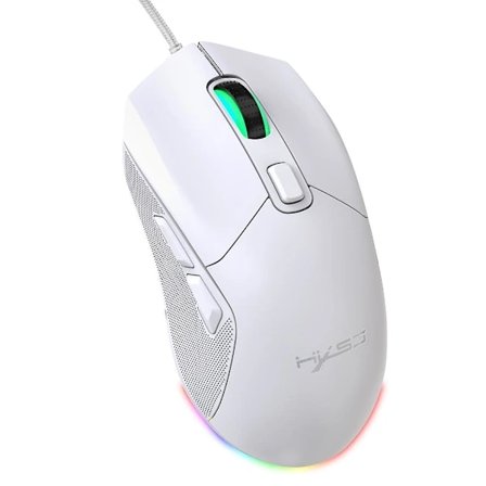 Honeycomb Shell Kablet RGB Gaming Mus, PC Gaming Mus Med 7 Knapper