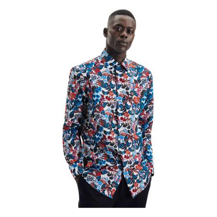 Seidensticker Business Shirt Regular , Blauw , Heren , Maat: 4XL