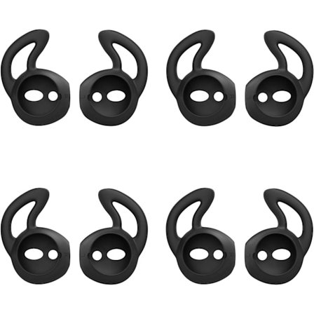 4-delat fodral/skal kompatibelt med AirPods/EarPods, mjuk silikon