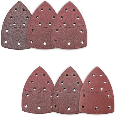 Slipesandpapir, Trekant Sandpapir, Trekant Slipesandpapir, 60 stk 10 * P40 /