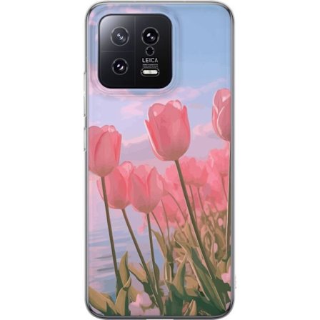 Mobilskal till Xiaomi 13 med Rosa Tulpaner