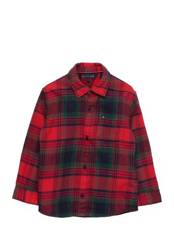 Check Flannel Shirt L/S Patterned Tommy Hilfiger