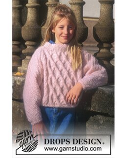 Strikkeoppskrift Barnegenser - Drops Design