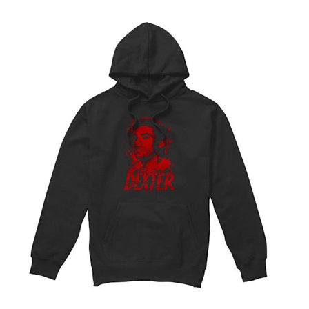 Dexter Herr Born In Blood Hoodie S Svart