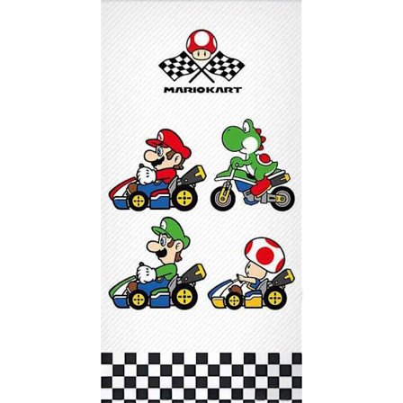 Super Mario Grand Prix badlakan & strandhandduk 70×140 cm
