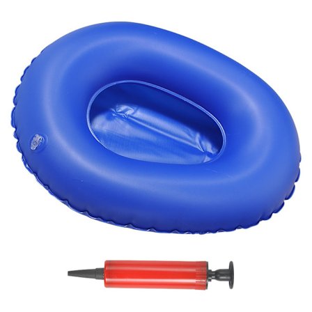 Oppblåsbar firkantet pute, pustende komfort, oppblåsbar luftsete