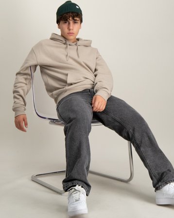 RYVLS The Core Hoodie Beige Hoodies Jongens - Kids Brand Store